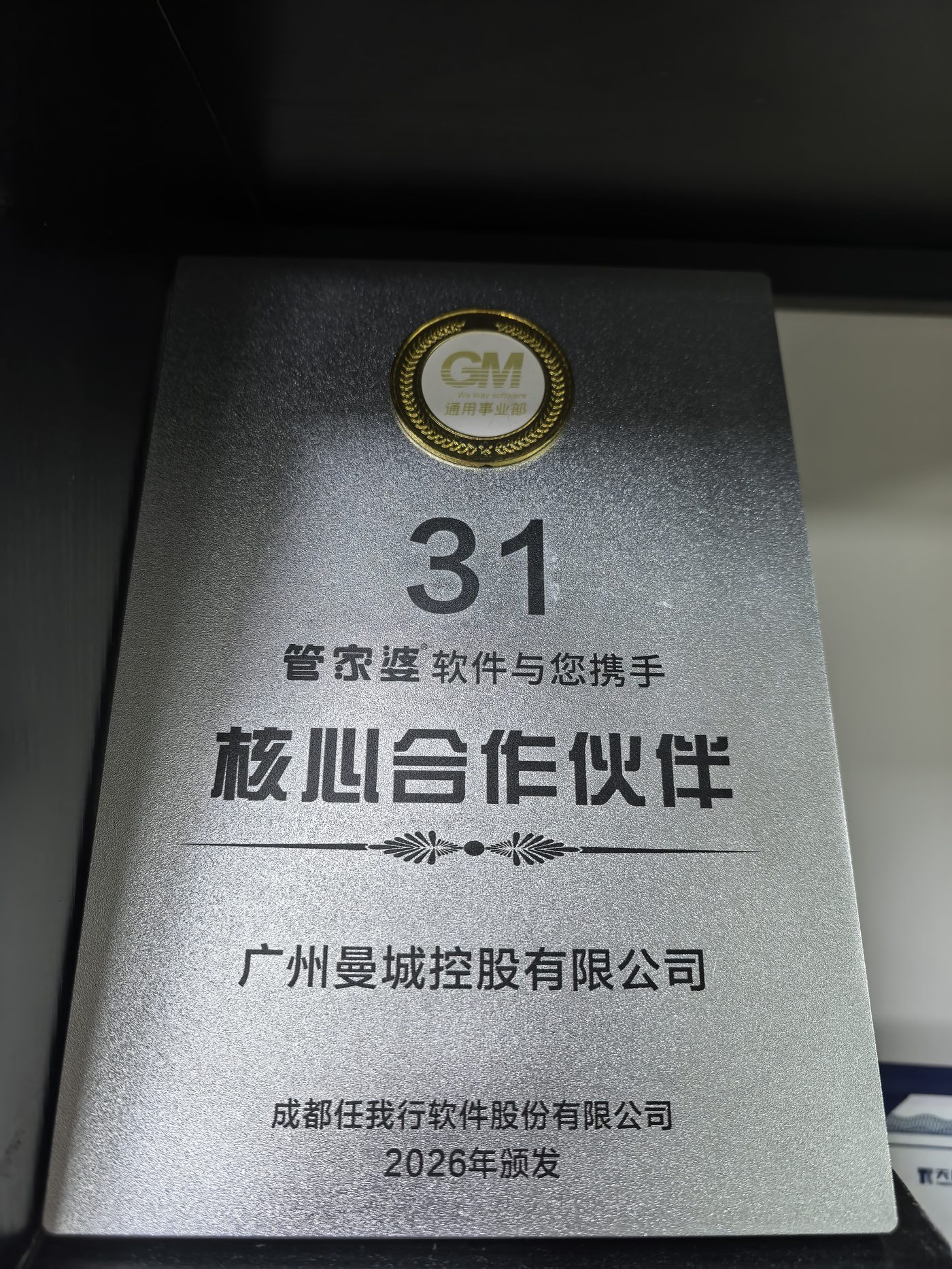 管家婆核心合作伙伴 2026（31周年）